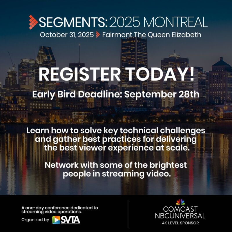 Image for the Tweet beginning: Are you registered for SEGMENTS:2025